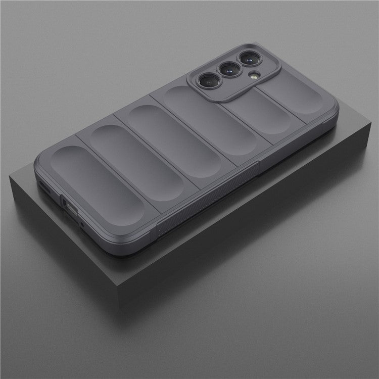For Samsung Galaxy M35 5G Case Soft TPU Shockproof Mobile Phone Cover - Dark Grey