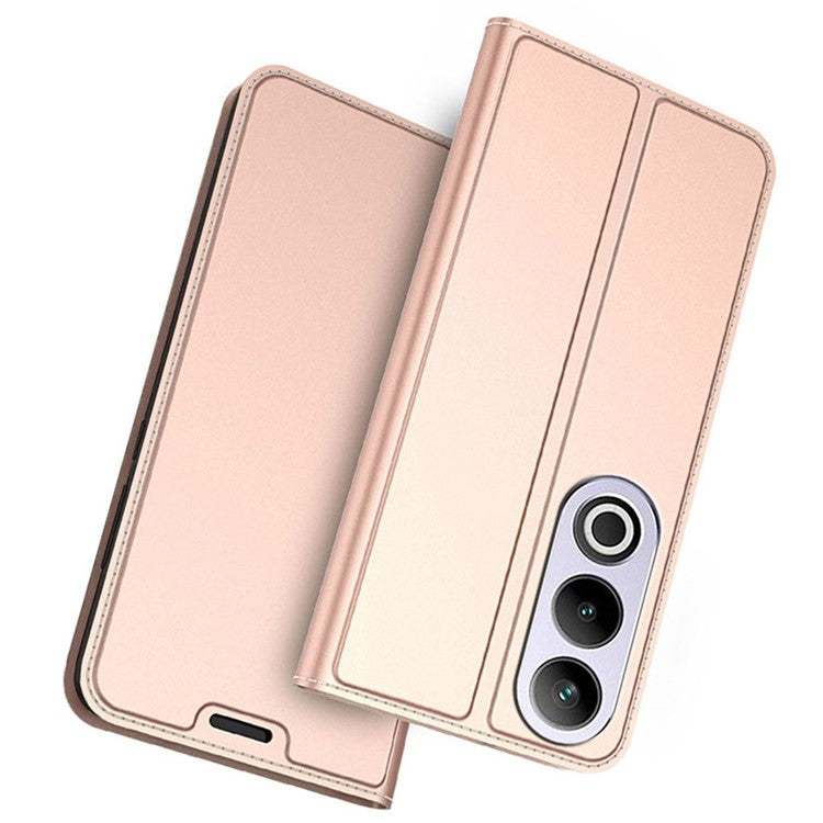 For OnePlus Ace 3V 5G Case Leather+TPU Phone Cover Card Slots Magnetic Closure - Rose Gold