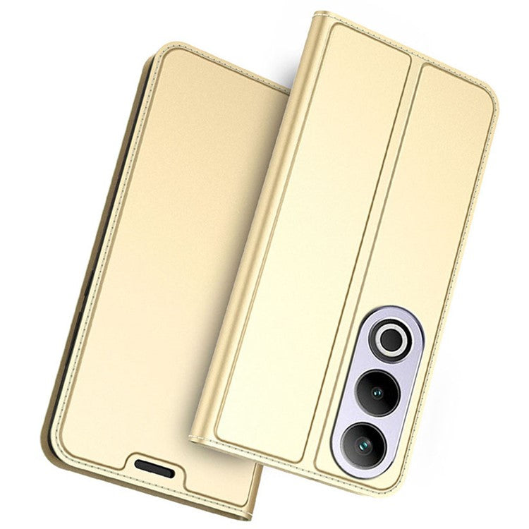 For OnePlus Ace 3V 5G Case Leather+TPU Phone Cover Card Slots Magnetic Closure - Gold