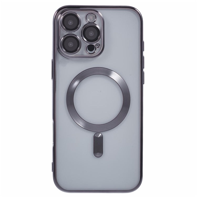 X-LEVEL For iPhone 16 Pro Case Compatible with MagSafe Full Camera Protection TPU Phone Cover - Grey