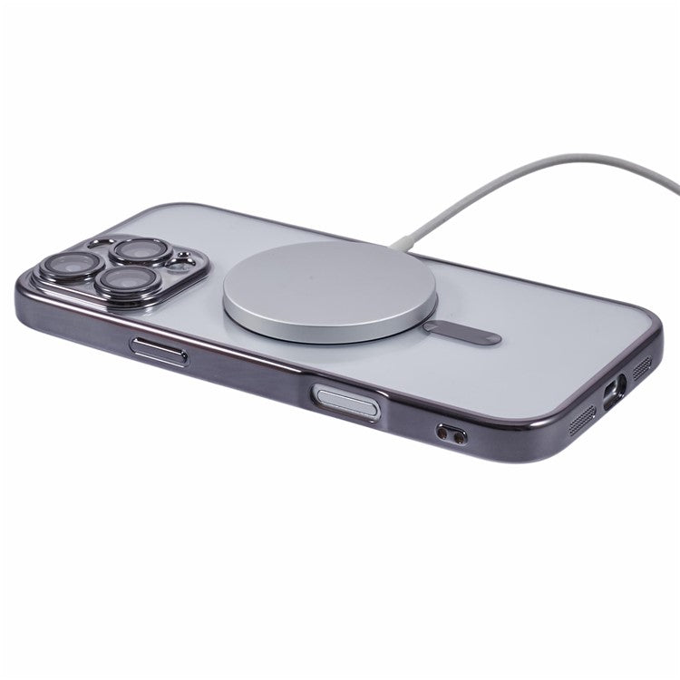 X-LEVEL For iPhone 16 Pro Case Compatible with MagSafe Full Camera Protection TPU Phone Cover - Grey