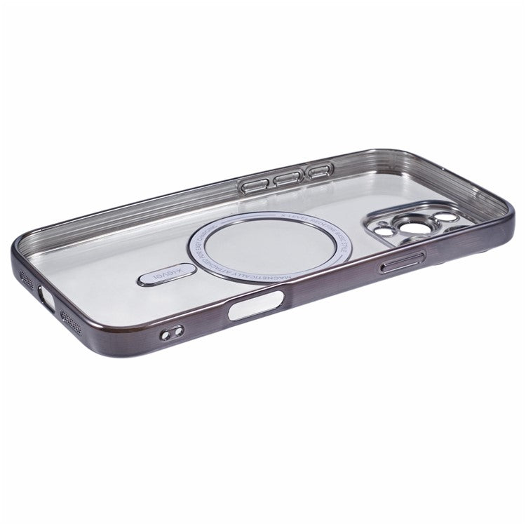 X-LEVEL For iPhone 16 Pro Case Compatible with MagSafe Full Camera Protection TPU Phone Cover - Grey