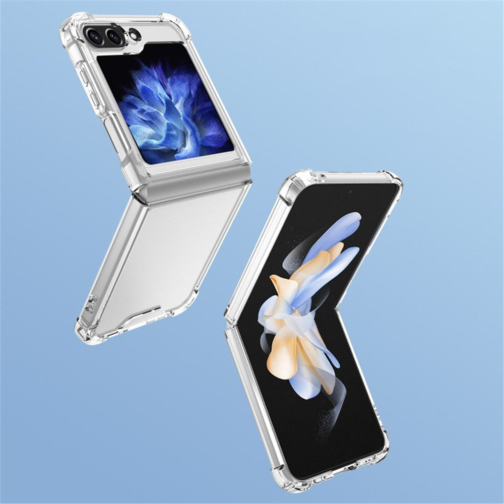 For Samsung Galaxy Z Flip7 FE 5G / Z Flip6 5G Case Transparent Hard Acrylic Phone Cover Shockproof Protection
