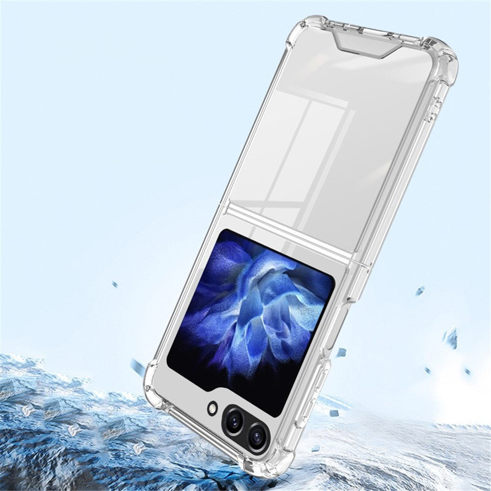 For Samsung Galaxy Z Flip7 FE 5G / Z Flip6 5G Case Transparent Hard Acrylic Phone Cover Shockproof Protection