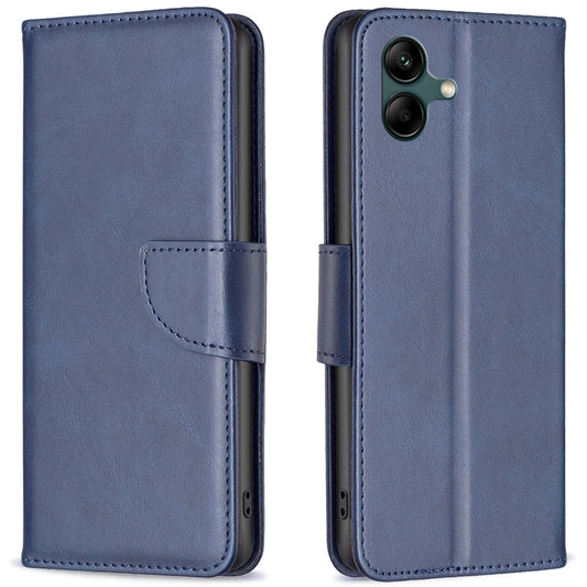 For Samsung Galaxy A06 Case Wallet Stand Folio Flip PU Leather Phone Cover - Blue
