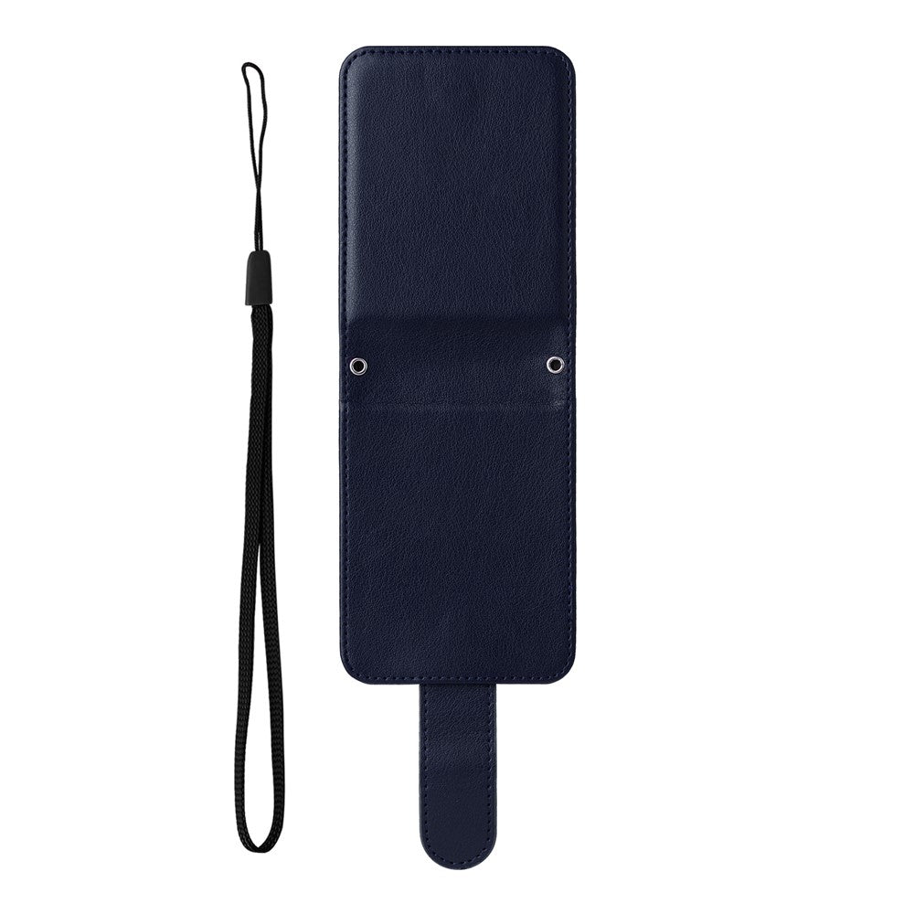 For Samsung Galaxy Z Flip7 FE 5G / Z Flip6 5G Case PU Leather Card Holder Folding Phone Cover - Blue