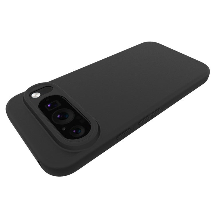 10Pcs / Pack for Google Pixel 9 Pro XL Case Anti-Fingerprint Soft TPU Protective Cover - Black