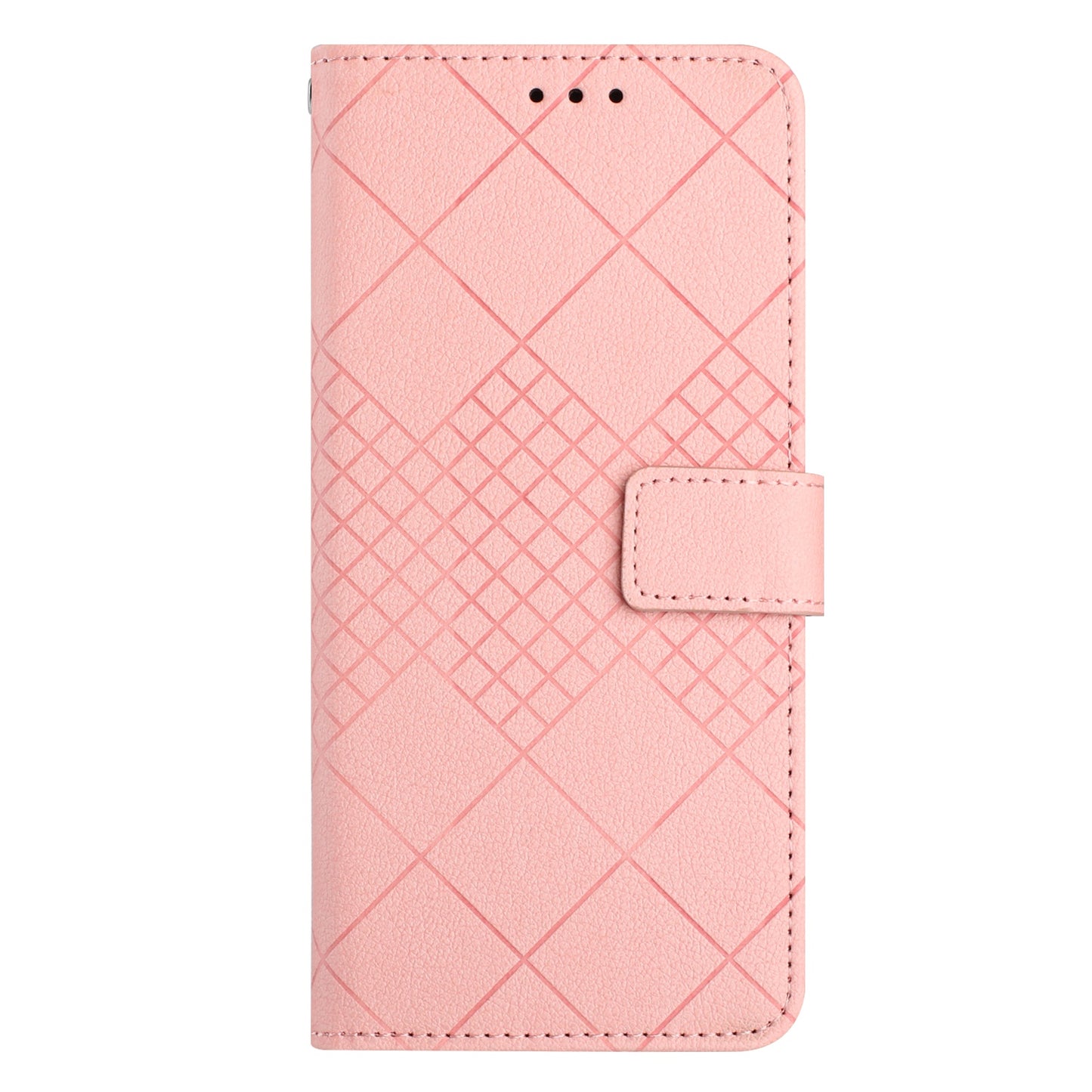 HT06 For Samsung Galaxy A16 5G / A16 4G Wallet Case PU Leather Flip Folio Phone Cover - Pink