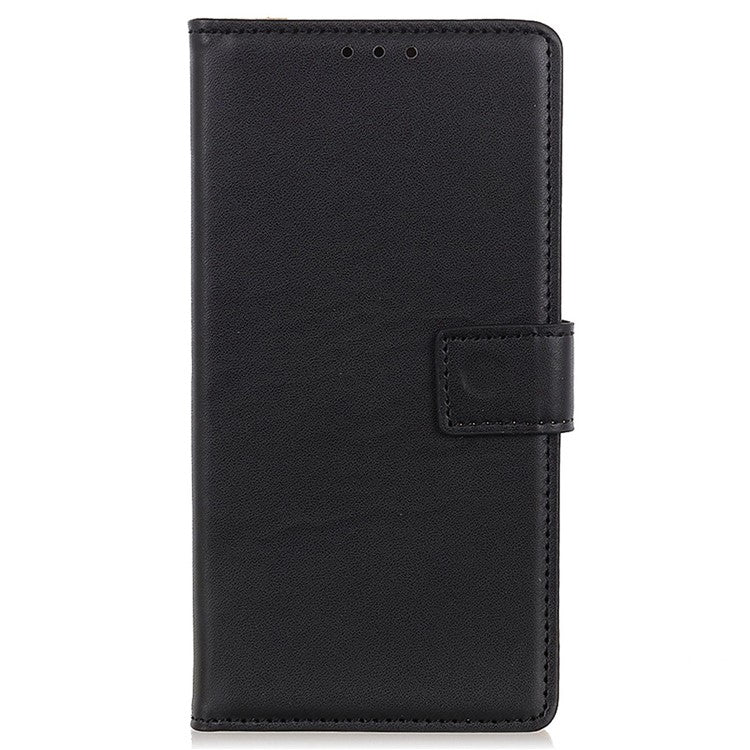 For Samsung Galaxy M35 5G Case Card Slots PU Leather Flip Stand Phone Cover - Black