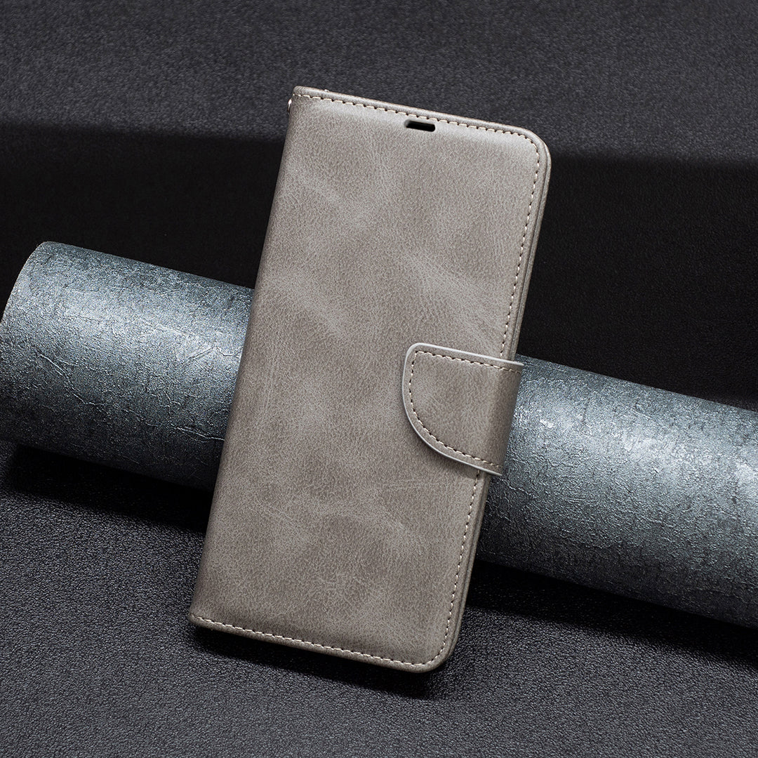 For Samsung Galaxy A16 5G / A16 4G Case Shockproof PU Leather Cover with Wallet Card Slots - Grey