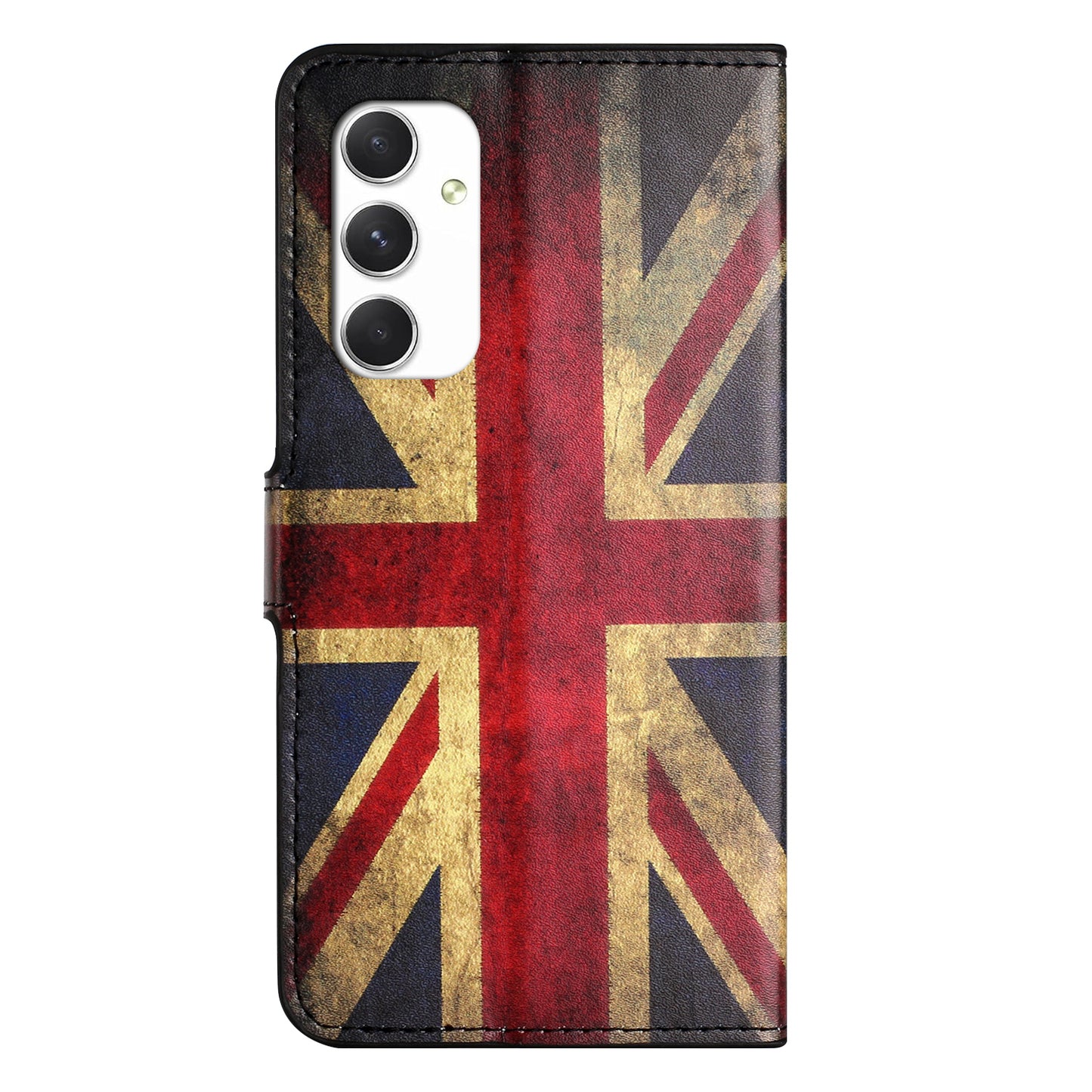 For Samsung Galaxy A16 5G / A16 4G Case Pattern Print PU Leather Wallet Phone Cover - Union Jack