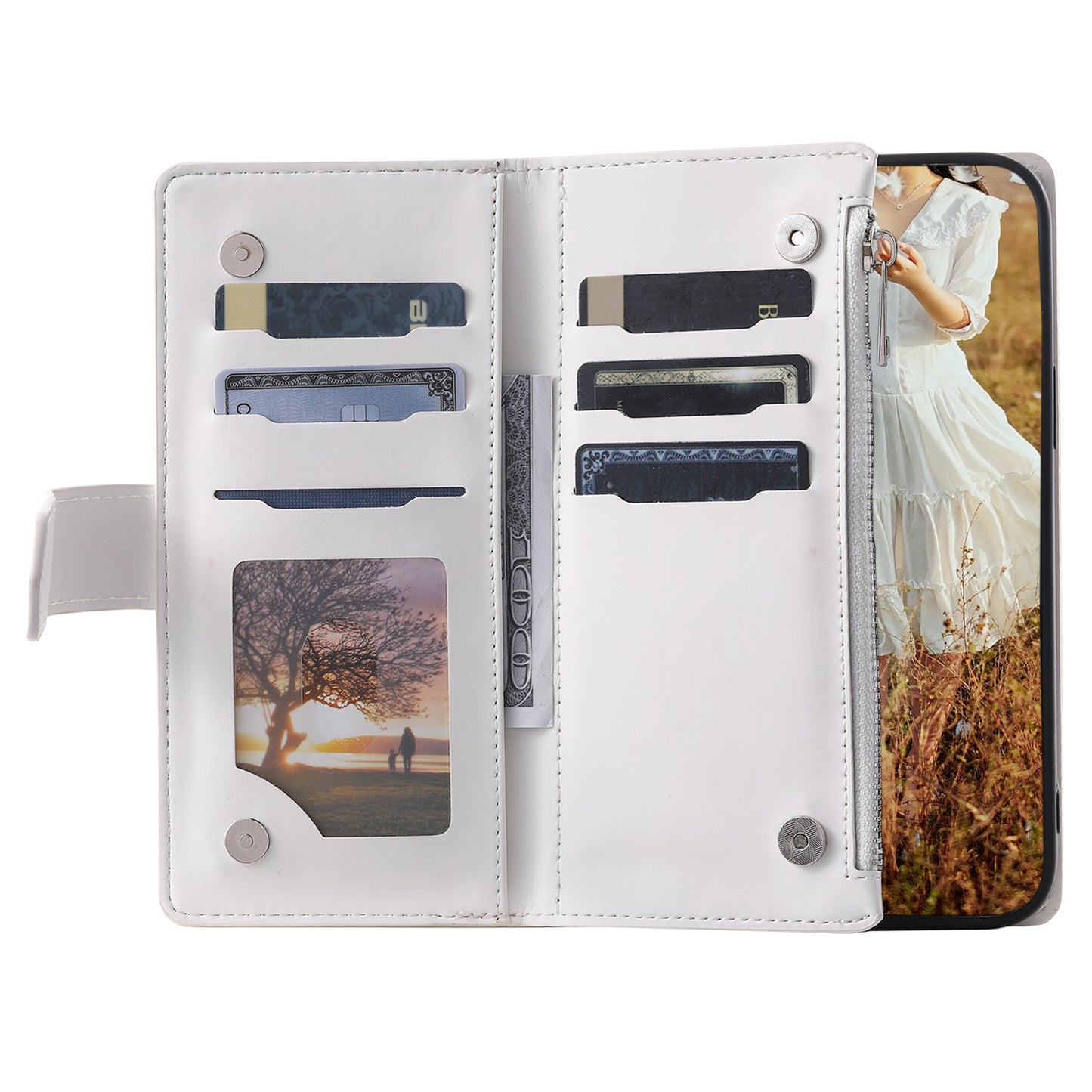 Style 005 For Samsung Galaxy A16 5G / A16 4G Wallet Case Rhombus Stitching Line PU Leather Phone Cover - White