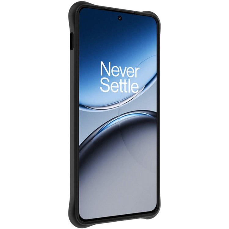 IMAK UC-6 Series for OnePlus Nord 4 TPU Case Water Drop Design Matte Anti-Fingerprint Cover - Matte Black