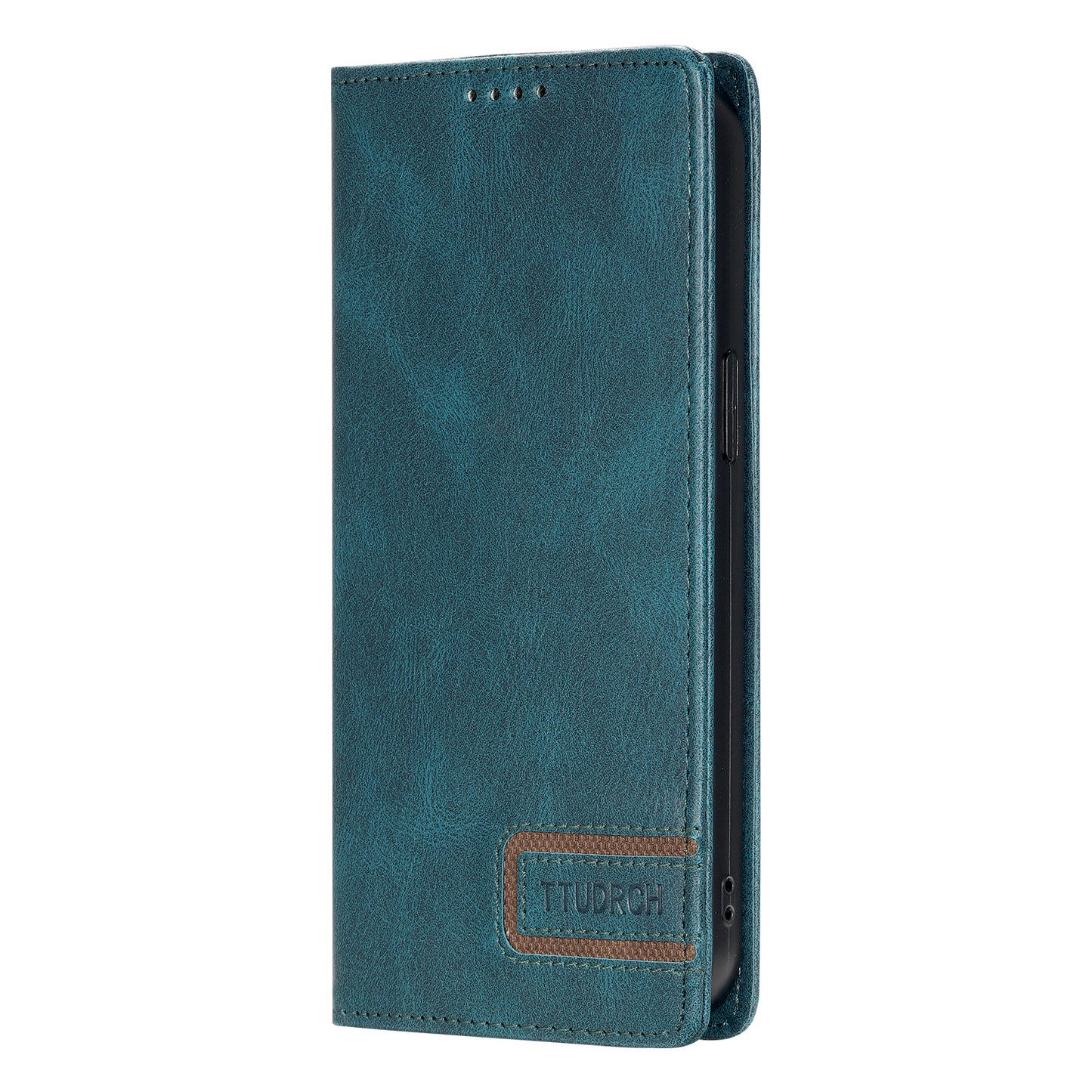 TTUDRCH Style 007 For Samsung Galaxy A16 5G / A16 4G Leather Case RFID Blocking Wallet Stand Phone Cover - Green