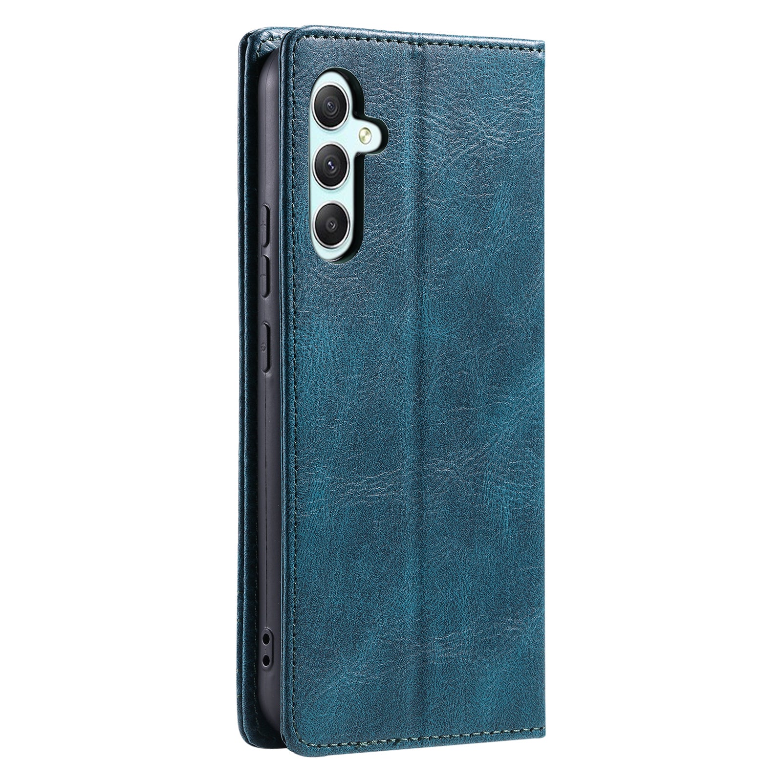 TTUDRCH Style 007 For Samsung Galaxy A16 5G / A16 4G Leather Case RFID Blocking Wallet Stand Phone Cover - Green
