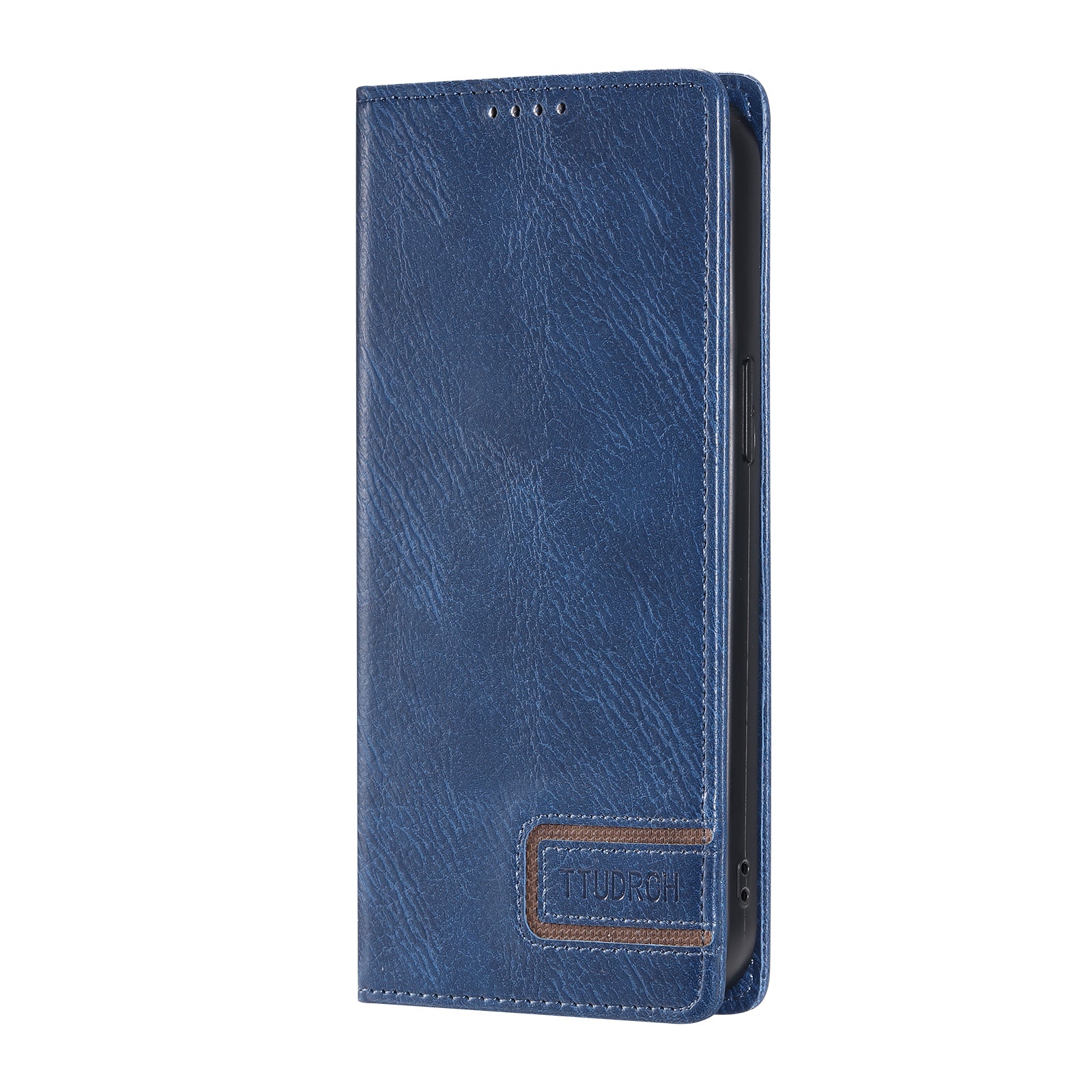 TTUDRCH Style 007 For Samsung Galaxy A16 5G / A16 4G Leather Case RFID Blocking Wallet Stand Phone Cover - Blue