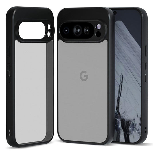 IBMRS For Google Pixel 9 Pro XL Case TPU+PC Phone Cover Shockproof Protection - Matte Black