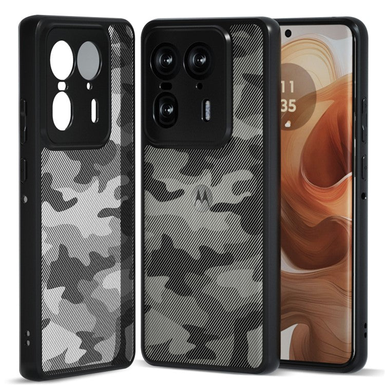 IBMRS For Motorola Moto X50 Ultra 5G / Edge 50 Ultra 5G Case TPU + PC Hybrid Design Phone Cover - Artistic Camouflage