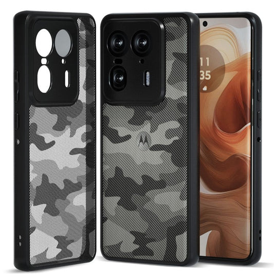 IBMRS For Motorola Moto X50 Ultra 5G / Edge 50 Ultra 5G Case TPU + PC Hybrid Design Phone Cover - Artistic Camouflage