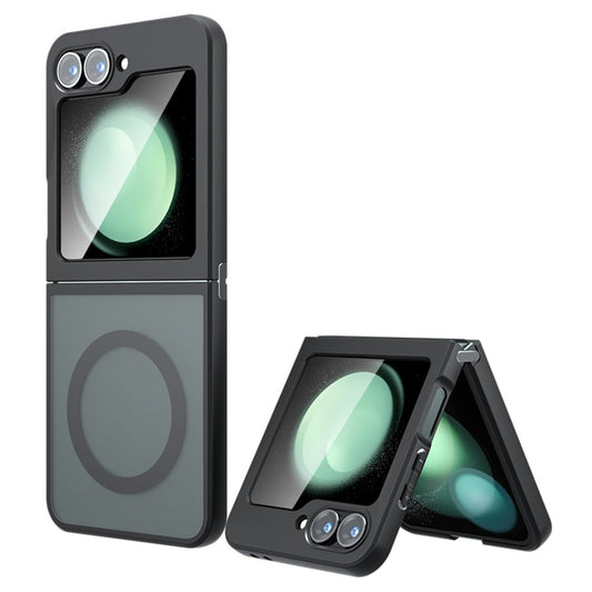 For Samsung Galaxy Z Flip7 FE 5G / Z Flip6 5G Case Compatible with MagSafe Skin-Touch TPU+PC Phone Cover