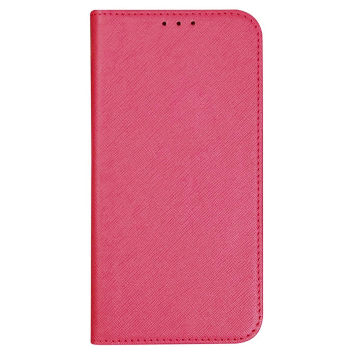 For Samsung Galaxy A06 Case Flip Shockproof Cross Texture Leather Phone Cover - Pink