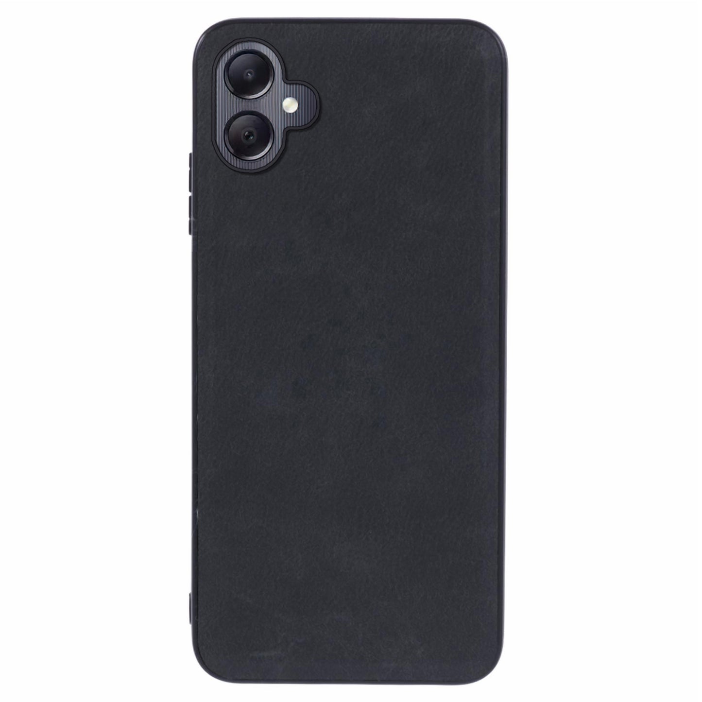 For Samsung Galaxy A06 Case Retro Leather Back Cover Non-Slip and Shockproof - Black