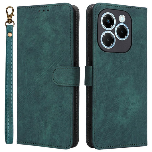 For Infinix Note 40X 5G X6838 Wallet Case RFID Blocking PU Leather Cover Stand View - Green