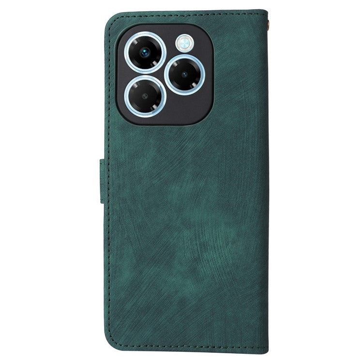 For Infinix Note 40X 5G X6838 Wallet Case RFID Blocking PU Leather Cover Stand View - Green