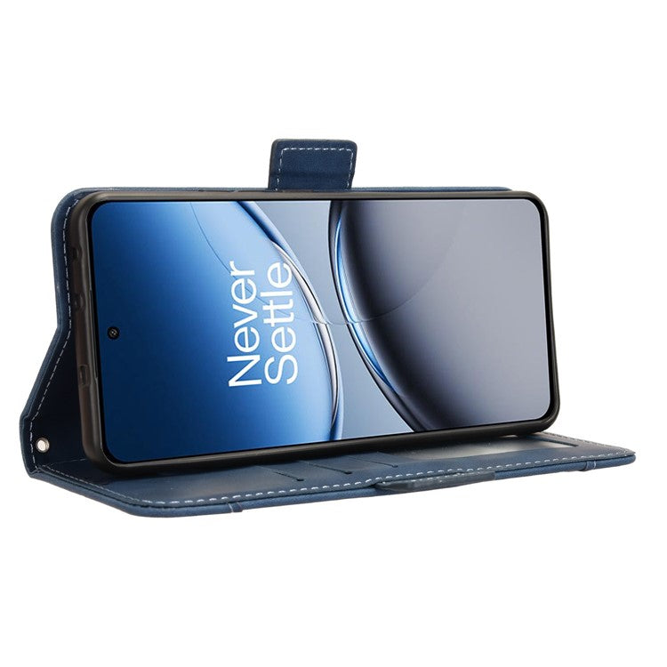 For OnePlus Nord 4 Case PU Leather Phone Cover with Wallet Multiple Card Slots - Blue