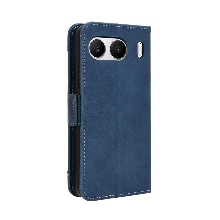 For OnePlus Nord 4 Case PU Leather Phone Cover with Wallet Multiple Card Slots - Blue