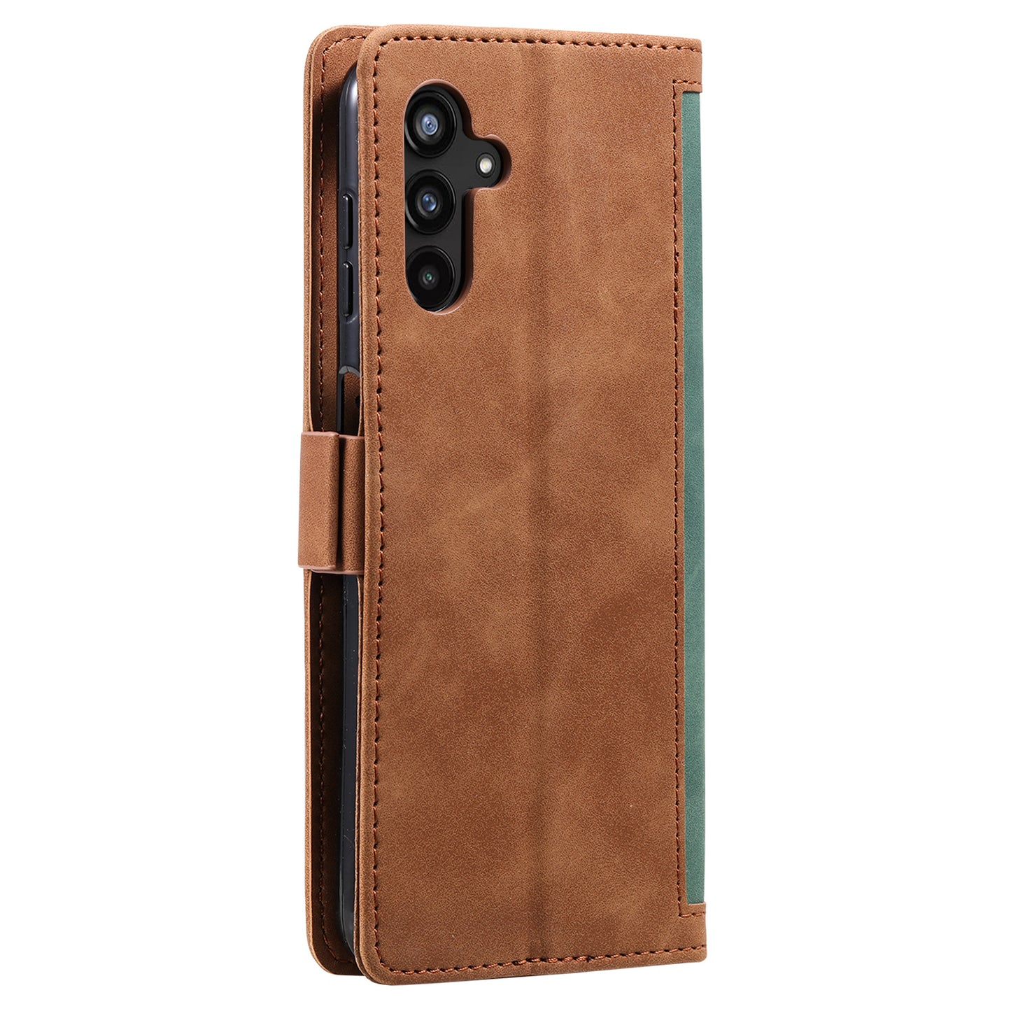 For Samsung Galaxy A16 5G / A16 4G Wallet Case RFID Blocking Stand Leather Phone Cover - Green