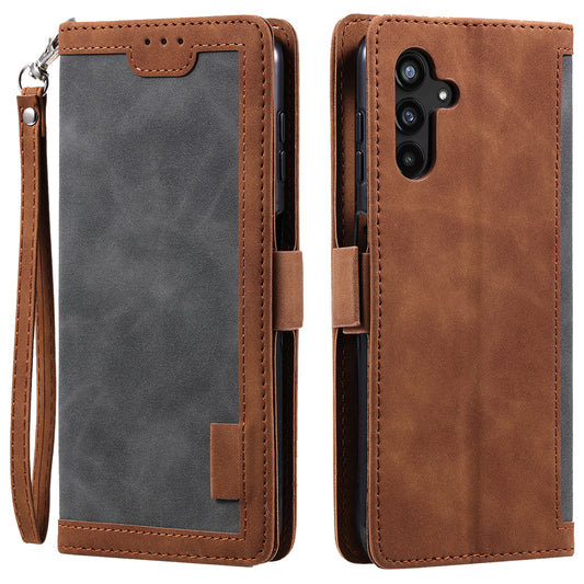 For Samsung Galaxy A16 5G / A16 4G Wallet Case RFID Blocking Stand Leather Phone Cover - Grey