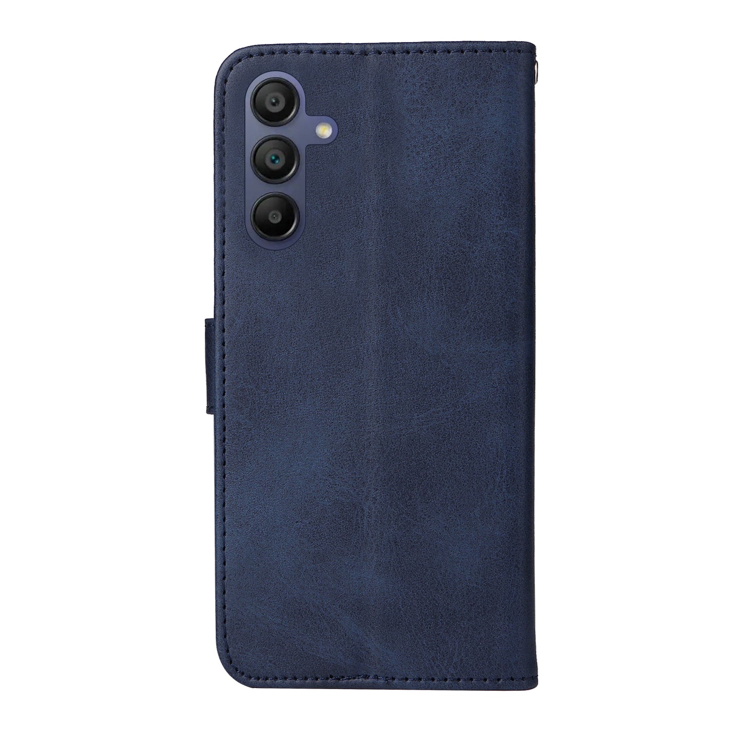 For Samsung Galaxy A16 5G / A16 4G Case PU Leather Phone Cover with Cash  /  Card Slots - Blue