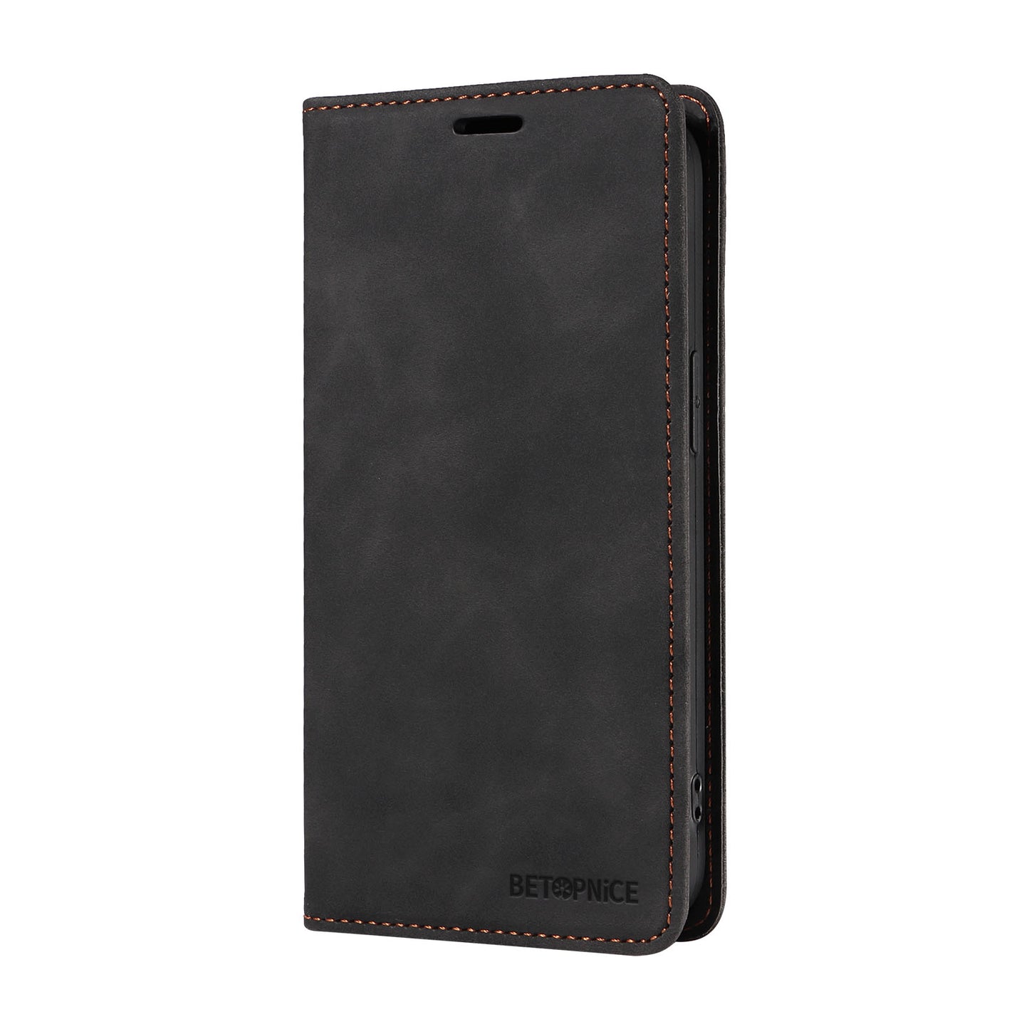 BETOPNICE 003 For Samsung Galaxy A16 5G / A16 4G Stand Case Anti-Scratch Leather Wallet Phone Cover - Black