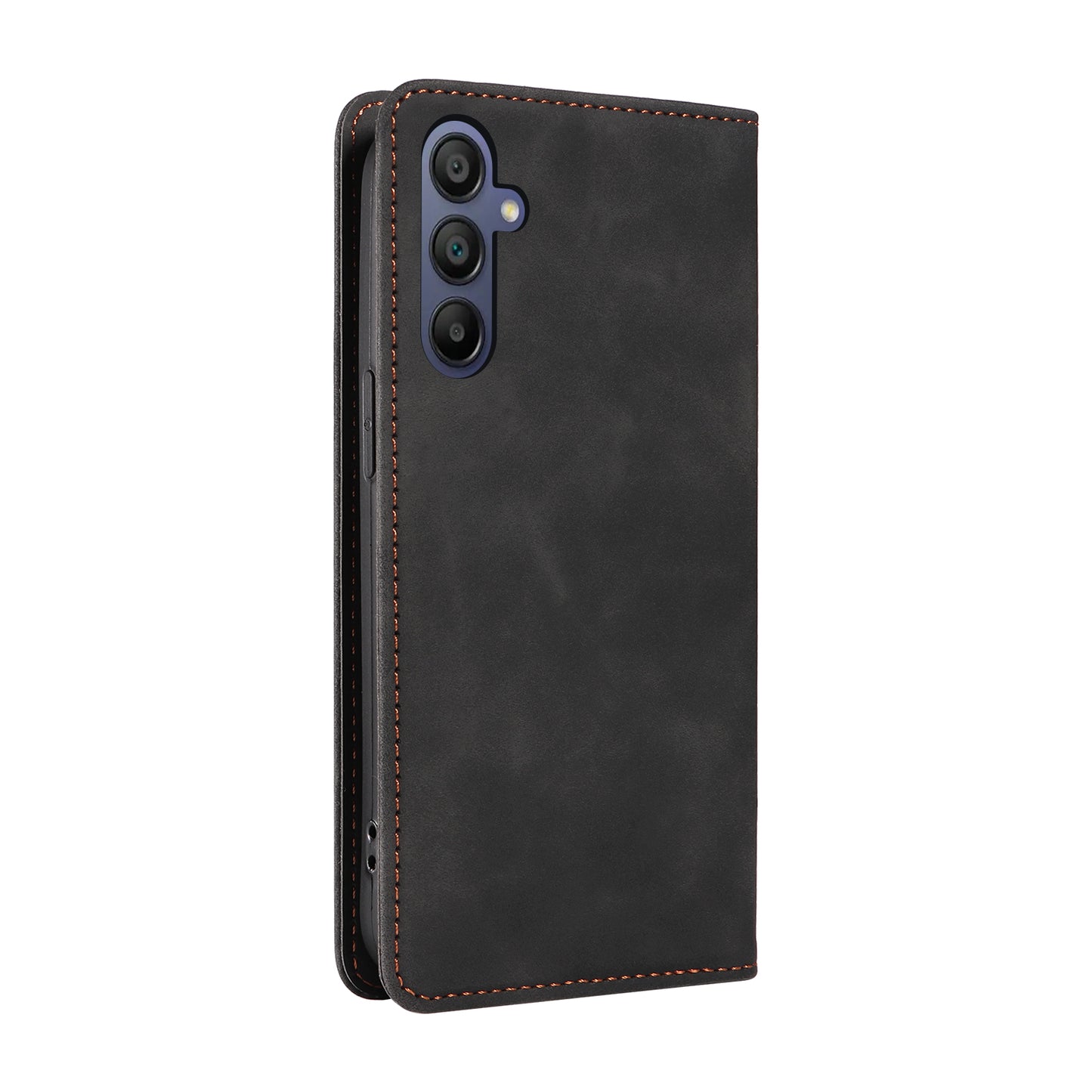 BETOPNICE 003 For Samsung Galaxy A16 5G / A16 4G Stand Case Anti-Scratch Leather Wallet Phone Cover - Black