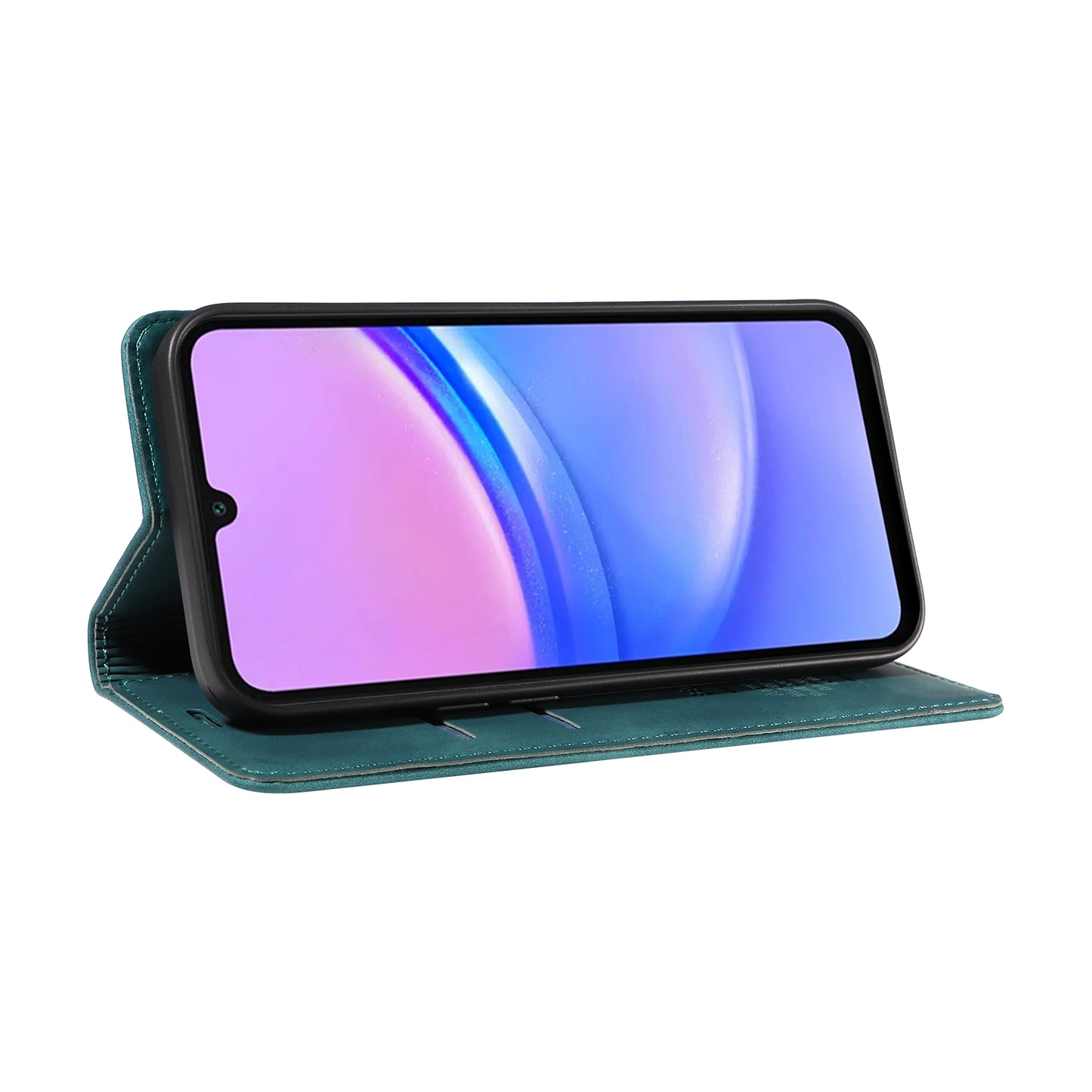 BETOPNICE 003 For Samsung Galaxy A16 5G / A16 4G Stand Case Anti-Scratch Leather Wallet Phone Cover - Green