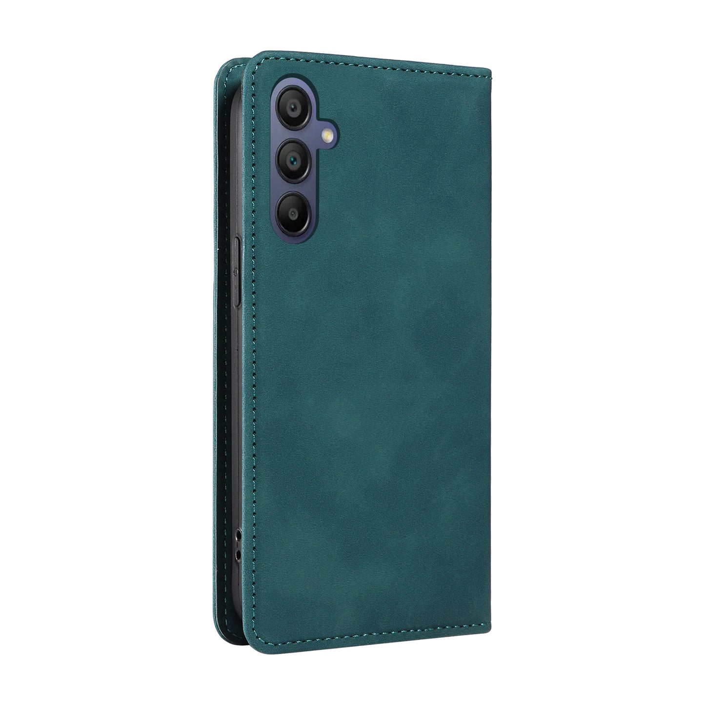 BETOPNICE 003 For Samsung Galaxy A16 5G / A16 4G Stand Case Anti-Scratch Leather Wallet Phone Cover - Green