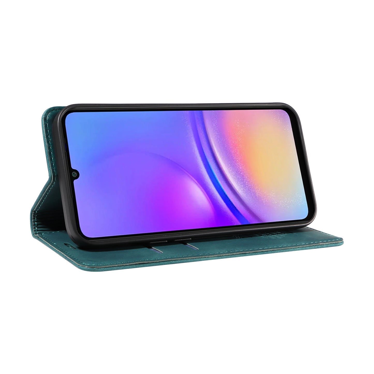 BETOPNICE 003 For Samsung Galaxy A06 Wallet Case Leather Phone Cover with Stand - Green