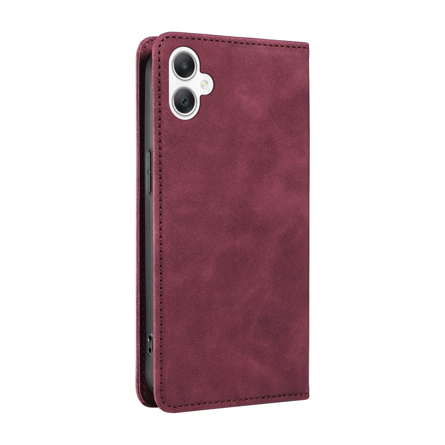 BETOPNICE 003 For Samsung Galaxy A06 Wallet Case Leather Phone Cover with Stand - Red