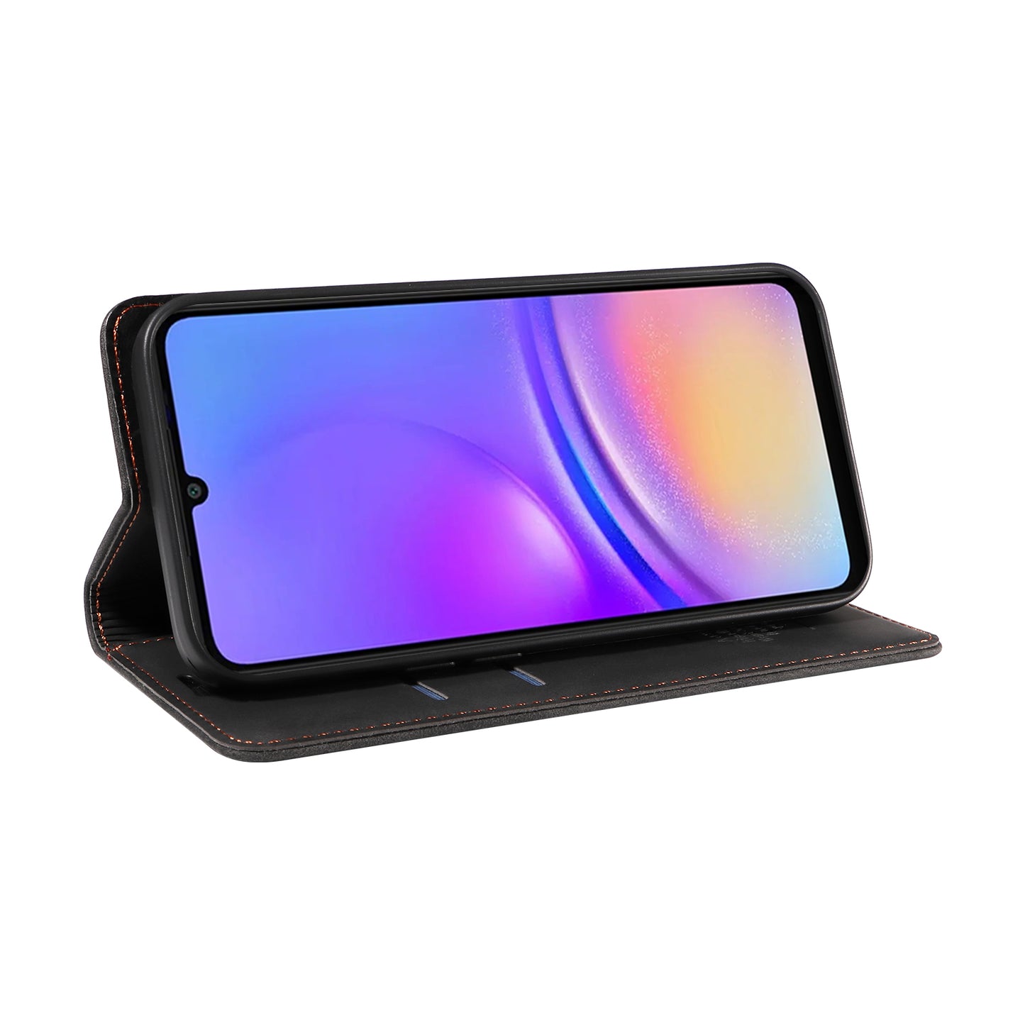 BETOPNICE 003 For Samsung Galaxy A06 Wallet Case Leather Phone Cover with Stand - Black