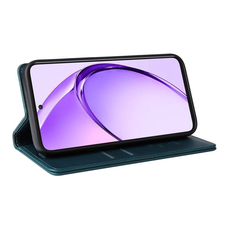 YIKATU YK-001 For Oppo A3 Pro (Global) 5G  /  A3 Pro (India) 5G Case Stand Leather Phone Cover Strong Magnetic Closure - Green