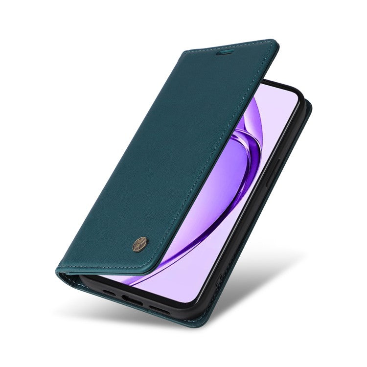 YIKATU YK-001 For Oppo A3 Pro (Global) 5G  /  A3 Pro (India) 5G Case Stand Leather Phone Cover Strong Magnetic Closure - Green