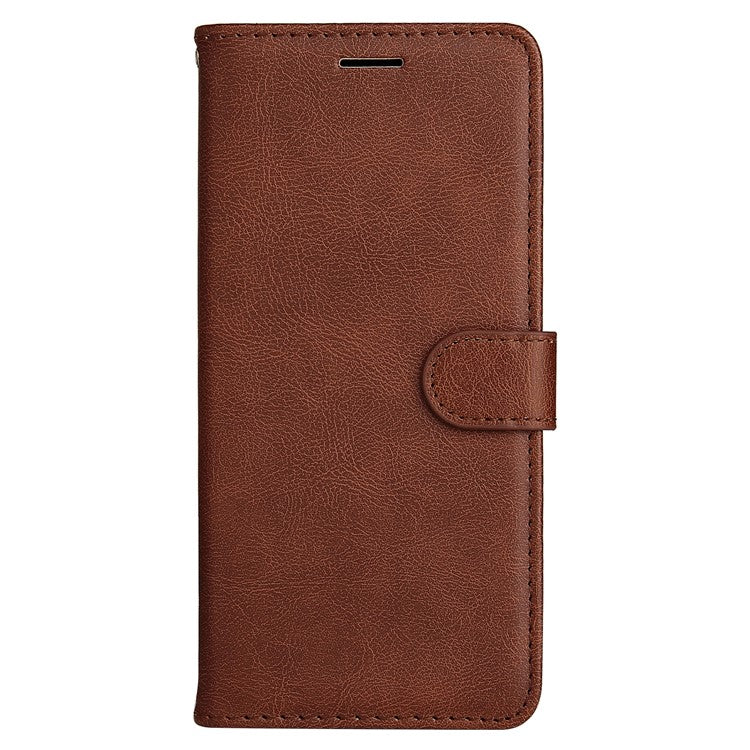 KT Leather Series-2 for Oppo A3 Pro (Global) 5G  /  A3 Pro (India) 5G Case Solid Color Leather Phone Cover Wallet Stand - Brown