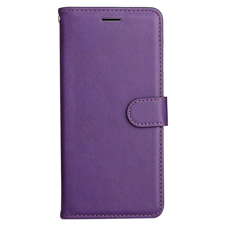 KT Leather Series-2 for Oppo A3 Pro (Global) 5G  /  A3 Pro (India) 5G Case Solid Color Leather Phone Cover Wallet Stand - Purple