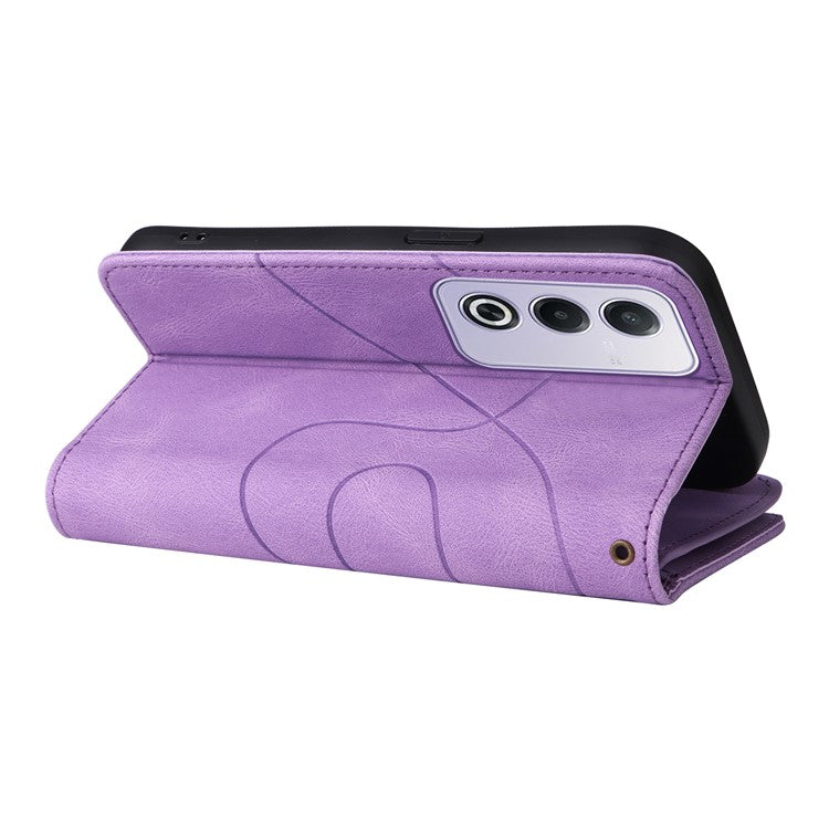 KT Multi-Function Series-5 For Oppo A3 Pro (Global) 5G  /  A3 Pro (India) 5G Case Zipper Wallet Leather Phone Cover Stand - Purple