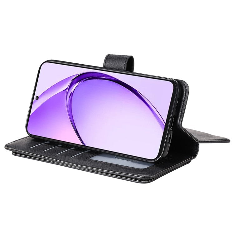 KT Multi-Functional Series-1 For Oppo A3 Pro (Global) 5G  /  A3 Pro (India) 5G Case 10 Card Holder Leather Phone Cover Stand - Black