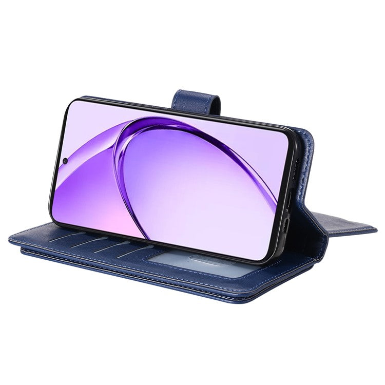 KT Multi-Functional Series-1 For Oppo A3 Pro (Global) 5G  /  A3 Pro (India) 5G Case 10 Card Holder Leather Phone Cover Stand - Blue