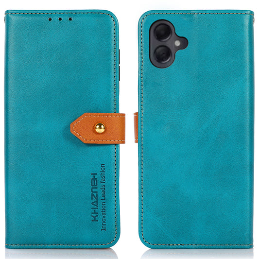 KHAZNEH For Samsung Galaxy A06 Wallet Phone Case Stand Leather Flip Cover - Blue