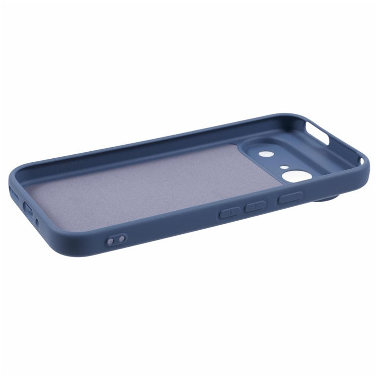 For Google Pixel 9 Case TPU Back Soft Anti-Scratch Fiber Lining Phone Cover - Lavender Grey