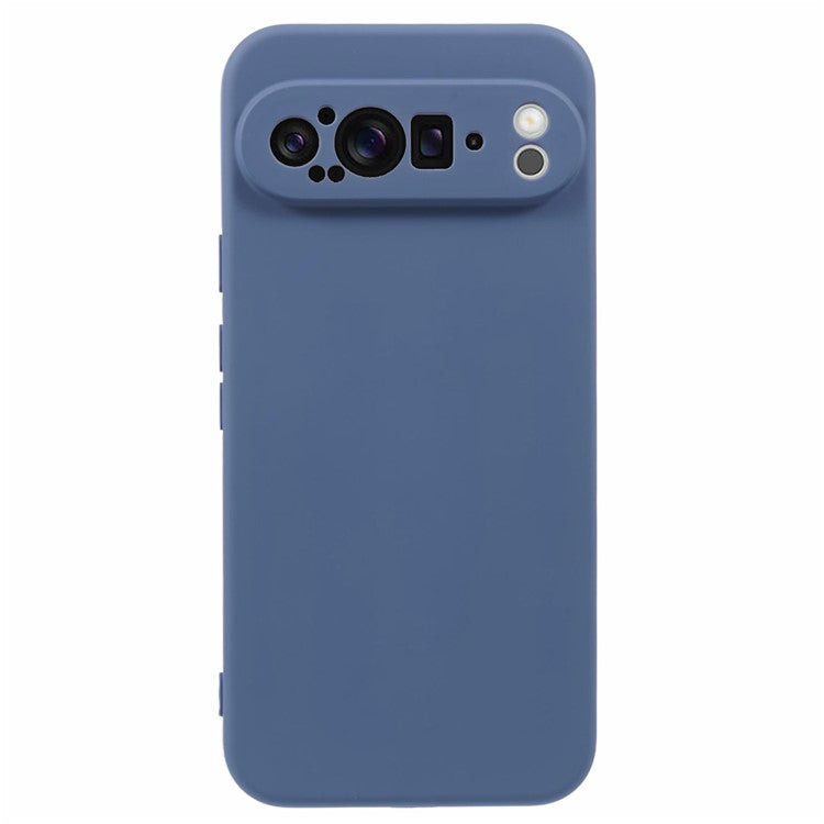 For Google Pixel 9 Pro XL Case TPU Back Soft Anti-Scratch Fiber Lining Phone Cover - Lavender Grey